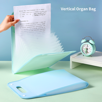 Pochette de documents portable simple en gros personnalisée, classeur en PP, sacs de classement étanches extensibles pour la conservation de documents importants