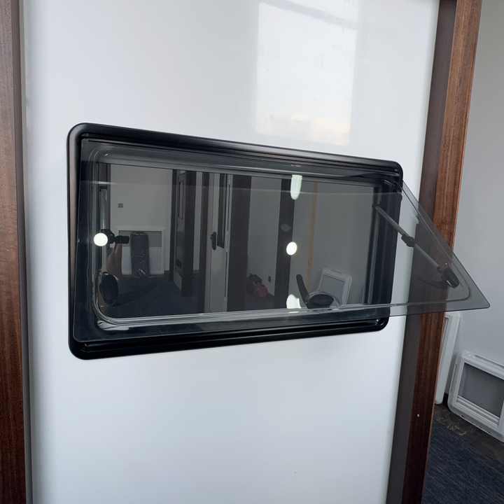 Square Corner RV Aluminum Alloy Frame Extrapolation Window with Double ...
