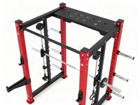 Machine d'entraînement multifonctionnelle en acier commercial, barre de musculation, rack de squat Smith, exercices pour les jambes et la poitrine, équipement de fitness de haute qualité