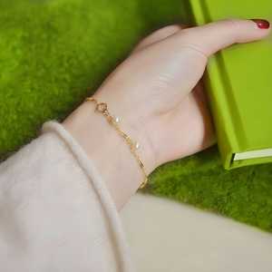 Pulsera de Cadena con Mariposas Frescas y Dulces de Plata de Ley 925 y Oro Amarillo WENCHI para Mujer, Joyería de Alta Gama al por Mayor - Product Image 4