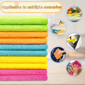 Chiffon de nettoyage en microfibre supérieur 80 % polyester 20 % polyamide pour lavage de voiture, séchage, vaisselle et <span class=keywords><strong>cuisine</strong></span> - Product Image 5