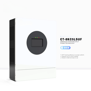 Onduleur Solaire Haute Puissance 8KW 10KW 12KW <span class=keywords><strong>Ktech</strong></span> Système Réseau Triphasé Efficacité 92% Entrée 95-275V Usage Domestique et Commercial IP54 - Product Image 5
