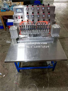 20ml Tempera peinture ensemble <span class=keywords><strong>gouache</strong></span> couleur remplissage scellage machine/ 6 buses peinture couleur pots remplissage scellage machine - Product Image 6