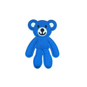 Custom Bear Shape Soft PVC Rubber Patch Textured 3D For Kids <b>Clothing</b> And Bags - Product Image 3