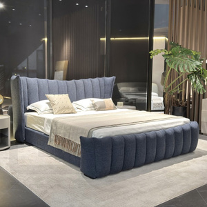 Gainsville Đồ Nội Thất Thiết Kế Mới Hiện Đại Đồ Nội Thất Nhà Bán Buôn Bọc Nhung Nền Tảng Đôi Đôi Vua Nữ Hoàng Kích Thước Giường - Product Image 1