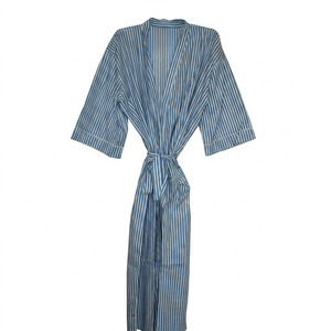 Robe Kimono 100% Coton Col en V Vêtements Indiens pour Femmes Robes Longues en Coton Imprimé Floral Vente en Gros Robe Kimono de Haute Qualité - Product Image 1