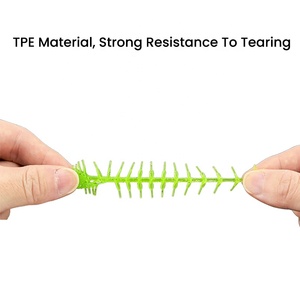 Hot Bán 6Cm/2G Mềm Worms Bait Nhân Tạo Bass Mặn Và Cá Mềm Mồi Câu Cá Mồi - Product Image 3