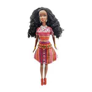 Life like real african indian big size black girl doll custom cheap female shemale doll bjd beautiful plastic doll toy for kids