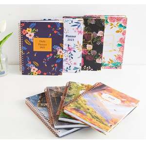 Impresión Personalizada de Alta Calidad, <span class=keywords><strong>Agenda</strong></span> <span class=keywords><strong>2023</strong></span> con Espiral, Diario, Planificador Semanal y Diario de Negocios con Ángulo Dorado - Product Image 3