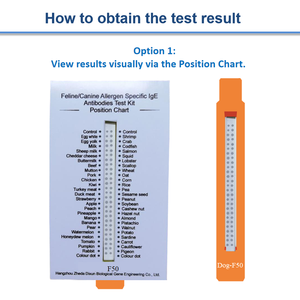 알레르기 검사: 50가지 식품 알레르기 항원 개별 IgE 항체 검사 키트 (단백질 마이크로어레이) - Product Image 5
