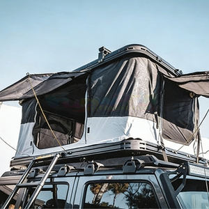 Carpa de techo rígida tipo concha de aluminio para 3 personas para camping y senderismo - Product Image 6