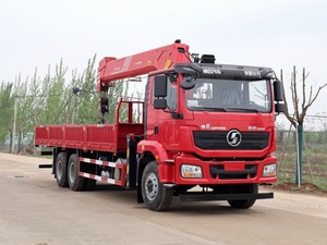 Grúa sobre camión 6x4 con grúa instalada de 6, 8 y 10 toneladas, precio de grúa telescópica montada en camión para construcción - Product Image 3