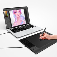 Tablette numérique G10 10*6 pouces avec 8192 niveaux de sensibilité à la pression pour la conception graphique