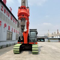Mandrin rotatif hydraulique de 30 m pour foreuse à carottage DR-150 - Machine de forage hydraulique avec moteur Cummins pour la construction de ponts