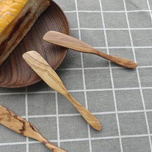 Nuevo Cuchillo Ecológico de Madera de Olivo con Hoja de Acero al Carbono, Estilo Vintage para Uso Doméstico con Aceite y Mantequilla, Duradero, de Fábrica - Product Image 5