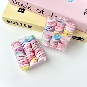 Élastiques à cheveux pour enfants, couleurs bonbon, haute élasticité, durables, style princesse, anneaux en tissu, usage quotidien - Product Image 3