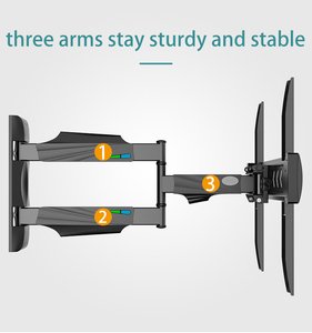 Q4 <span class=keywords><strong>Distancia</strong></span> <span class=keywords><strong>a</strong></span> <span class=keywords><strong>la</strong></span> pared Soporte de TV 707mm 400x400 Vesa Soporte Para Tv 32 <span class=keywords><strong>a</strong></span> 55 pulgadas Soporte de <span class=keywords><strong>televisión</strong></span> Soporte de pared para TV - Product Image 3