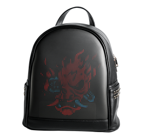 Ứng dụng thông minh kiểm soát đầy đủ màu sắc lập trình LED hiển thị Ba lô Quảng cáo không thấm nước màn hình USB Tính năng lót Polyester - Product Image 1