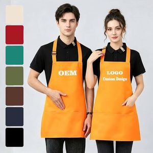 Manufacturer Directly Supplies Digital Printed Logo, <b>Waterproof</b> Polyester Customized <b>Apron</b> With Pocket - Product Image 1