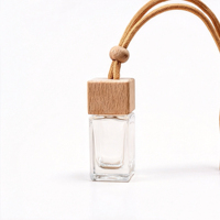 Diffuseur d'arômes carré en bois à suspendre pour voiture, 10 ml, flacon de parfum désodorisant avec bouchon à vis – Meilleures ventes