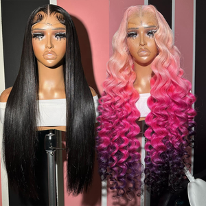 Parrucche Frontali in Pizzo HD Glueless di 30 Pollici in Capelli Umani, Capelli Vergini Non Lavorati e Allineati alla Cuticola, Lisci Effetto Osso - Product Image 5