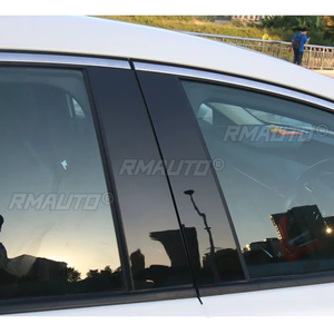 สำหรับ Jeep Compass Cherokee Grand Cherokee Commander ชุดแต่งขอบหน้าต่าง แผ่นปิดเสาตรงกลาง สติ๊กเกอร์ตกแต่ง อะไหล่ตกแต่งรถยนต์ - Product Image 4