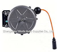 Enrouleur de tuyau d'air rétractable automatique JLD 10m/12m, fixation murale, enroulement automatique, tuyau en PU, ensemble boîte à outils pour garage et atelier