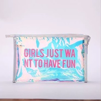 Sac Ziplock en TPU PVC transparent MU Laser, sac cadeau en PVC, trousse de toilette, emballage publicitaire personnalisé, sac de shopping en plastique, emballage PVC laser
