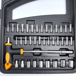 Juego de Destornilladores Multifunción OEM Industrial Chrome 47 en 1, Juego de Puntas para Destornillador con Mango en T Bidireccional, Acero Cr-V, Kit de Herramientas para Reparación del Hogar/Automóvil - Product Image 5