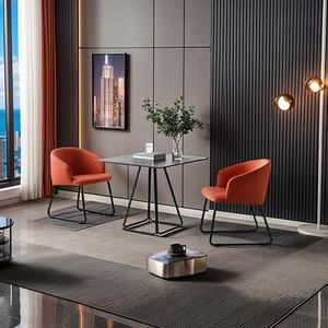 Ensemble table basse en métal design moderne pour petits espaces pour l'entrée dans les zones de réception des bureaux de vente <span class=keywords><strong>d</strong></span>'affaires pour les petits invités - Product Image 3