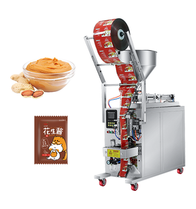 Machine de remplissage de pâte entièrement automatique avec trémie Machine à emballer de poids liquide rotative de confiture de crème à tête unique - Product Image 1