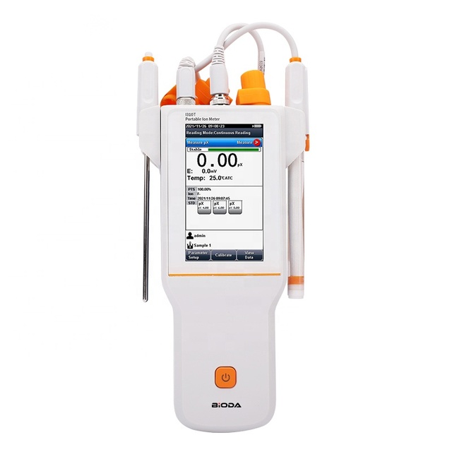 Bioda I310T Handheld Digital Water Quality Analyzer Multi Ion Selective Electrode Ion Meter with Temperature Range -5~110