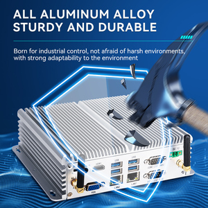 Hot-bán 8G 128G Intel 8145u 8550u không quạt chống bụi công nghiệp Mini PC Win10 win11 nhúng nhôm Linux i3 i5 máy tính - Product Image 5
