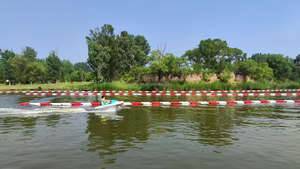 Uprgraded Mini kart électrique pour une personne à <span class=keywords><strong>jet</strong></span> d'eau Bateau électrique alimenté par batterie 72V60Ah en fibre de verre E-Boat - Product Image 2