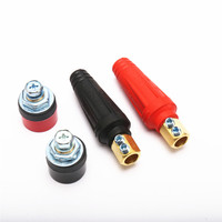 Rouge et Noir Chinois de Câble De Soudage De Type Adaptateur DKJ-70