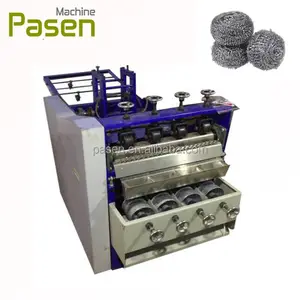 Mesh scourer knitting machine stainless steel scrubber making machine