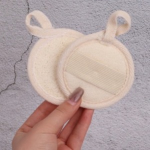 Éponge de loofah naturelle réutilisable, écologique, non parfumée, couleur personnalisée, lingette nettoyante pour le visage, serviette démaquillante pour le bain, pour un usage quotidien - Product Image 3