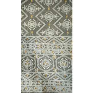 Tissu brodé Chikankari pour rideaux - Product Image 2