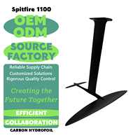 Plaque en carbone brillante, anti-rouille, pour quille de kitesurf haute performance
