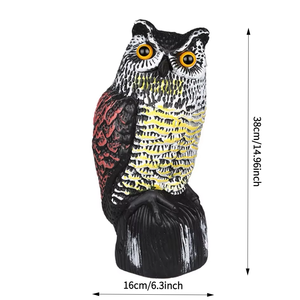 Répulsif d'oiseaux en PE durable avec texture réaliste, certifié EPA non toxique, pour la vente en gros aux exploitations agricoles - Product Image 2
