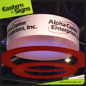 Banners Colgantes de Aluminio Ligeros para Publicidad en Techo, Banners de Tela Tensada, Letreros Colgantes para Exposiciones y Ferias Comerciales - Product Image 6