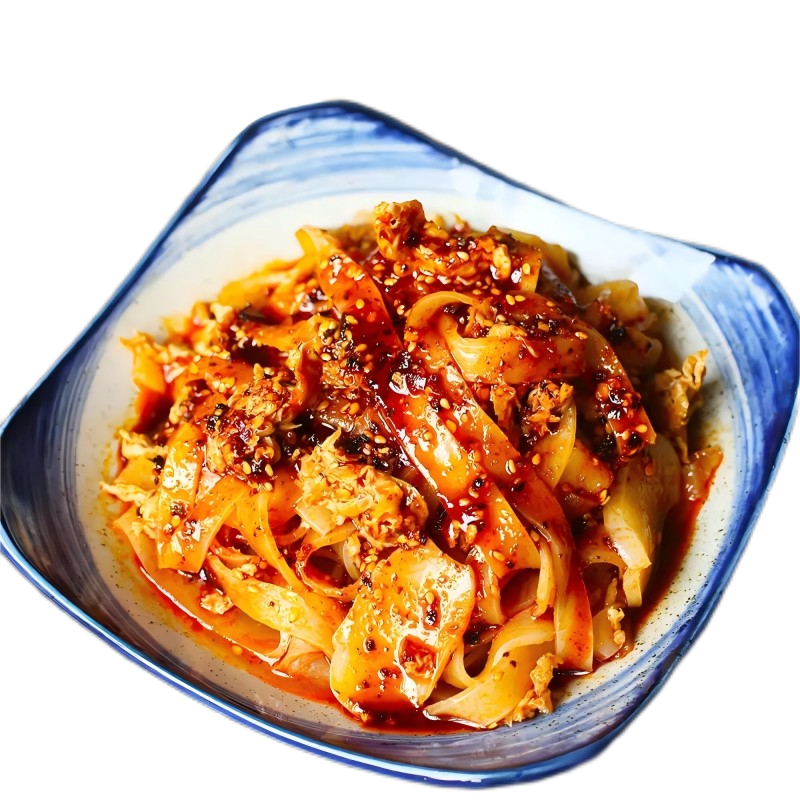 Китайские Специальные закуски, раскатное тесто, Shaanxi Liangpi Qishan Ganmianpi Quick Food Xi 'an, специальная еда, готовая к
