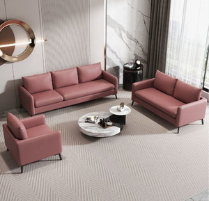 อพาร์ทเมนต์หรูหราสไตล์ไลท์ลักชัวรี่พร้อมห้องนั่งเล่นขนาดใหญ่สำหรับสามคน, ยูนิตขนาดเล็ก, ดีไซน์เรียบง่าย, ผ้าเทคโนโลยี, โซฟากู่เฟย - Product Image 1