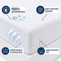 Protège-matelas imperméable AOSEN, surmatelas, housse de matelas, drap-housse respirant, doux pour la peau et silencieux