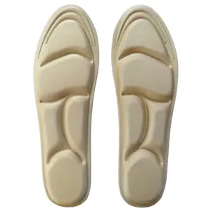 Esponja 5d palmilha feminina almofada respirável para homens palmilhas de corrida para cuidados com os pés absorvente de suor absorvente de choque palmilha macia
