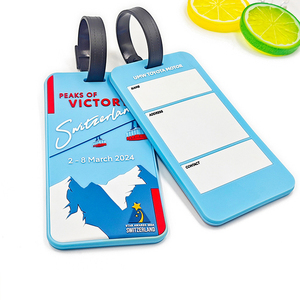 Etiqueta de Equipaje de Silicona PVC Suave Personalizable con Logotipo, Accesorios de Viaje, Etiqueta de Equipaje Promocional para Negocios - Product Image 5