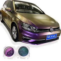 Échantillons GRATUITS de la marque Mcess, super poudre de mica à changement de couleur caméléon, revêtements de couleur changeante, poudre de mica pour voiture