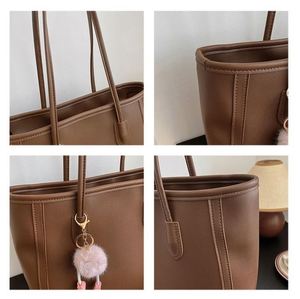 I-0456 Large Capacity Fashion Simple Temperament Shoulder <b>Bag</b> Female <b>Bag</b> Autumn and Winter New Korean Underarm <b>Tote</b> <b>Bag</b> - Product Image 6