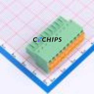 KF2EDGKEH-3.5-2*10P Plug-in Terminal Block P=3.5mm Connector Male Plug 2x10P 3.5mm Green - Product Image 1