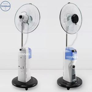 Ventilador Portátil de 16 Polegadas com Umidificador e Spray de Névoa, Controle Remoto, Display LED e Fluxo de Ar Potente para Uso em Casa e Carro - Product Image 2